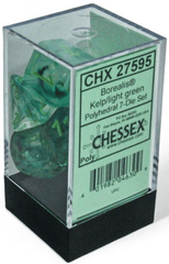 Chessex - Borealis Kelp/Light Green Luminary 7pc - CHX27595